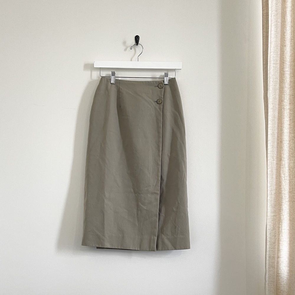 Midi Green Skirt